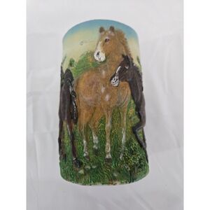 3D Horse Candle Never Used Multicolor Decor